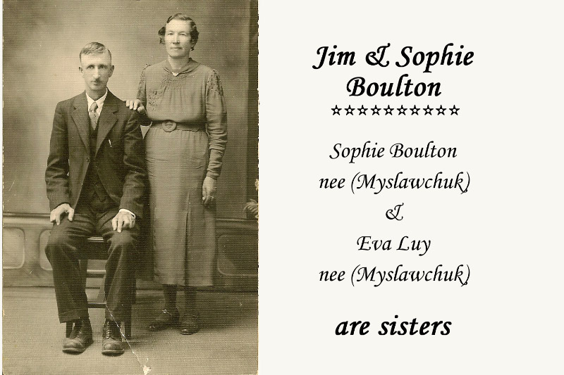 Jim Boulton and Sophie Myslawchuk